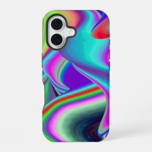 Spirit of Summer Breeze , Abstract 3D Rainbowart iPhone 16 Case