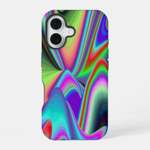 Spirit of Summer Breeze , Abstract 3D Rainbowart iPhone 16 Case