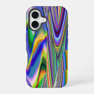 Spirit of Summer Breeze , Abstract 3D Rainbowart iPhone 16 Case