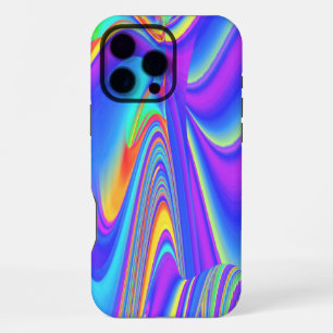 Spirit of Summer Breeze , Abstract 3D Rainbowart iPhone 16 Pro Max Case