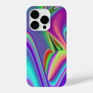 Spirit of Summer Breeze , Abstract 3D Rainbowart iPhone 14 Pro Case