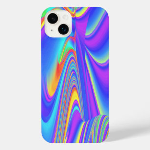 Spirit of Summer Breeze , Abstract 3D Rainbowart iPhone 14 Plus Case