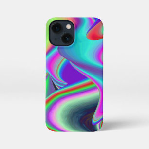 Spirit of Summer Breeze , Abstract 3D Rainbowart iPhone 13 Mini Case