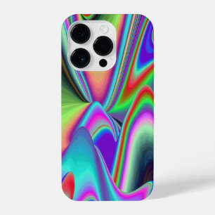 Spirit of Summer Breeze , Abstract 3D Rainbowart iPhone 14 Pro Case
