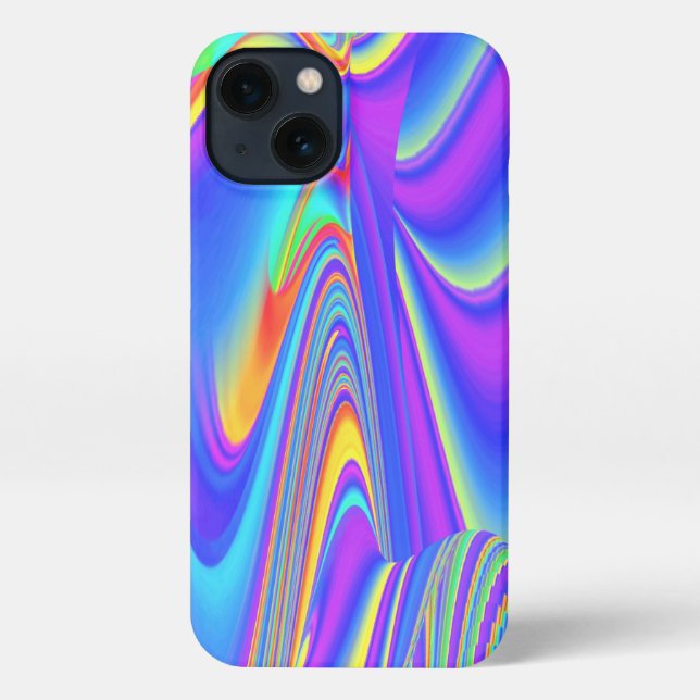Spirit of Summer Breeze , Abstract 3D Rainbowart iPhone Case (Back)