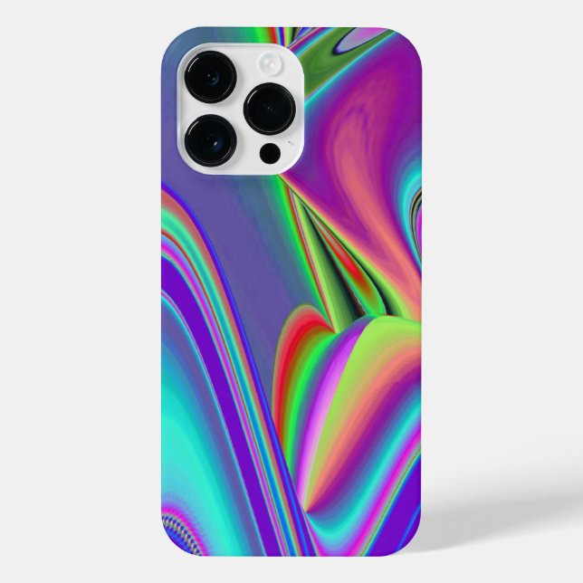 Spirit of Summer Breeze , Abstract 3D Rainbowart iPhone Case (Back)