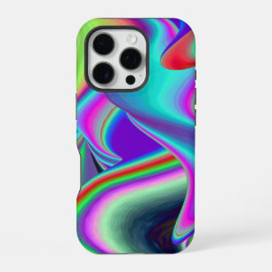 Spirit of Summer Breeze , Abstract 3D Rainbowart iPhone 16 Pro Case