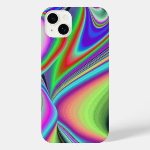 Spirit of Summer Breeze , Abstract 3D Rainbowart iPhone 14 Plus Case