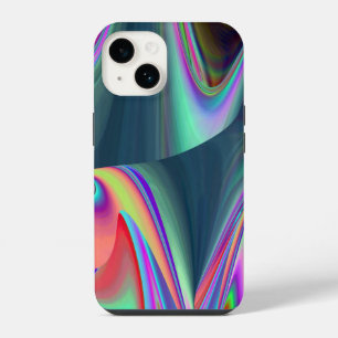 Spirit of Summer Breeze , Abstract 3D Rainbowart iPhone 14 Case