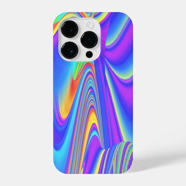 Spirit of Summer Breeze , Abstract 3D Rainbowart iPhone Case (Back)
