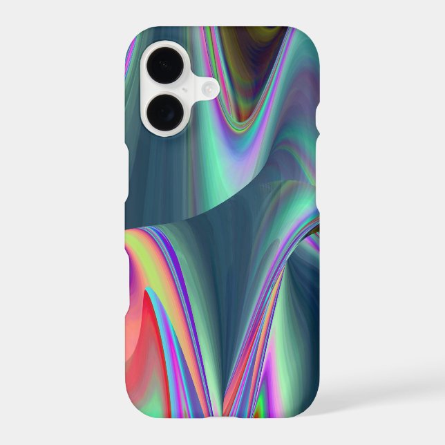 Spirit of Summer Breeze , Abstract 3D Rainbowart iPhone Case (Back)