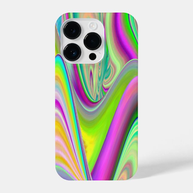 Spirit of Summer Breeze , Abstract 3D Rainbowart iPhone Case (Back)