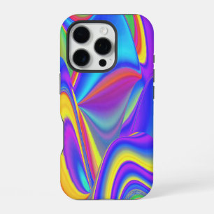 Spirit of Summer Breeze , Abstract 3D Rainbowart iPhone 16 Pro Case