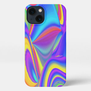 Spirit of Summer Breeze , Abstract 3D Rainbowart iPhone 13 Case