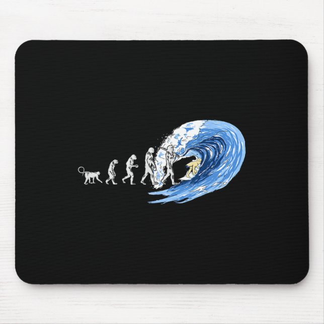 Spirit Of Surfing Evolution Of Man  Mouse Mat (Front)