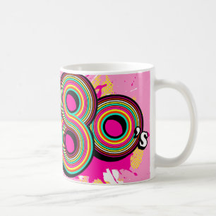 Spirit of the 80's girls pink logo retro mug
