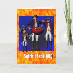 Spirit of the BBQ Birthday Card