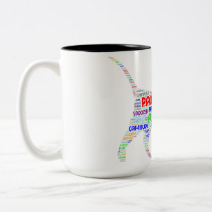 Spirit of the Cat Two-Tone Coffee Mug