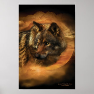 Spirit Of The Golden Moon Poster/Print Poster