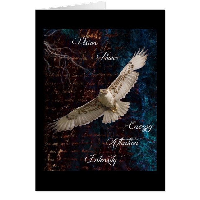 Spirit of the Hawk - Original Digital Collage (Front)