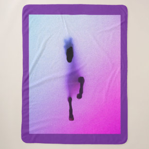 Spirit of the Horse – Abstract Wall Art Sherpa Blanket