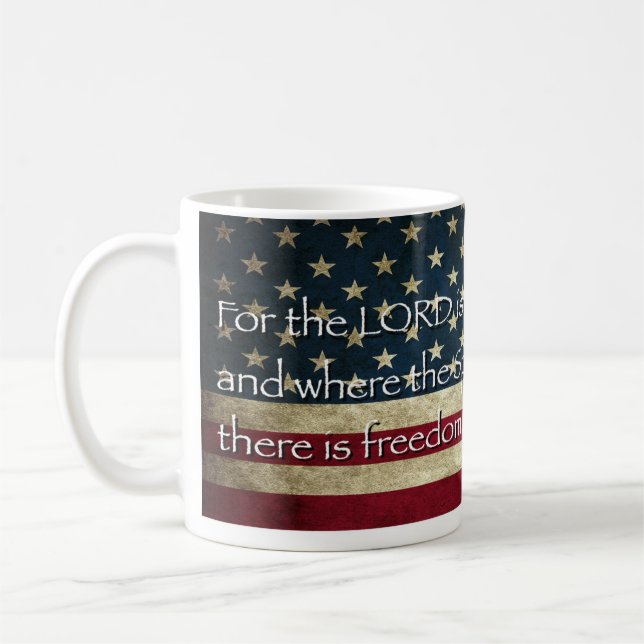 Spirit of the Lord Freedom mug (Left)