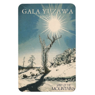 spirit of the mountains - GALA YUZAWA Niigata Magnet