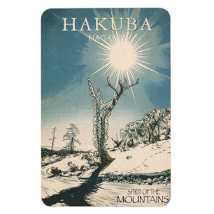 spirit of the mountains - HAKUBA Nagano Magnet