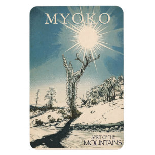spirit of the mountains - MYOKO Niigata Magnet