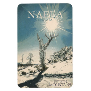 spirit of the mountains - NAEBA Niigata ジグソーパズル Magnet