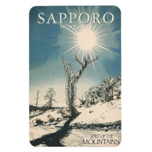 spirit of the mountains - SAPPORO Hokkaido  Magnet