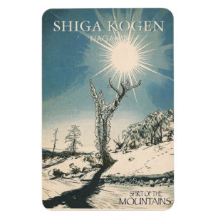 spirit of the mountains - SHIGA KOGEN Nagano Magnet