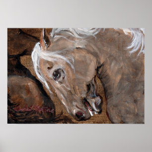 Spirit of the Mustang Printed Canvas Poster