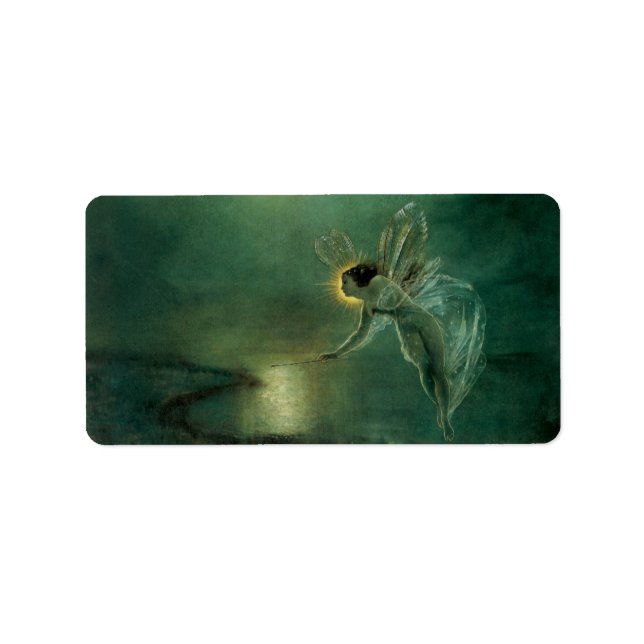 Spirit of the Night by Grimshaw, Victorian Fairy Label (Front)