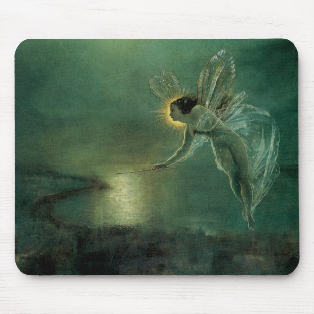Spirit of the Night by Grimshaw, Victorian Fairy Mouse Mat (Front)