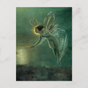Spirit of the Night by Grimshaw, Victorian Fairy Postcard