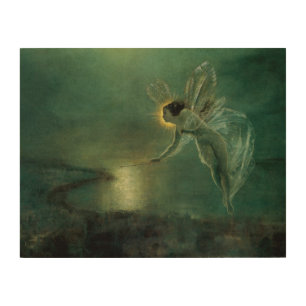 Spirit of the Night by Grimshaw, Victorian Fairy Wood Wall Art