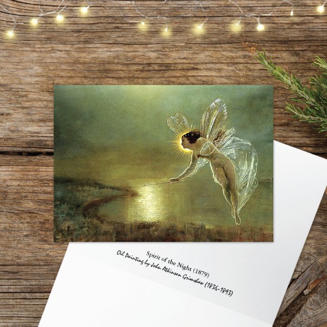 Spirit of the Night John Grimshaw Blank Card (Creator Uploaded)
