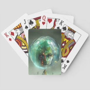 Spirit of the Orb AI Fantasy Digital Art Print Playing Cards