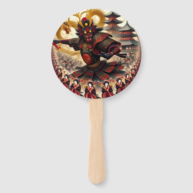 Spirit of the Samurai  Hand Fan (Front)
