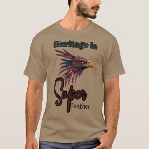 Spirit of the Sky: Walua-Style Native American Bir T-Shirt