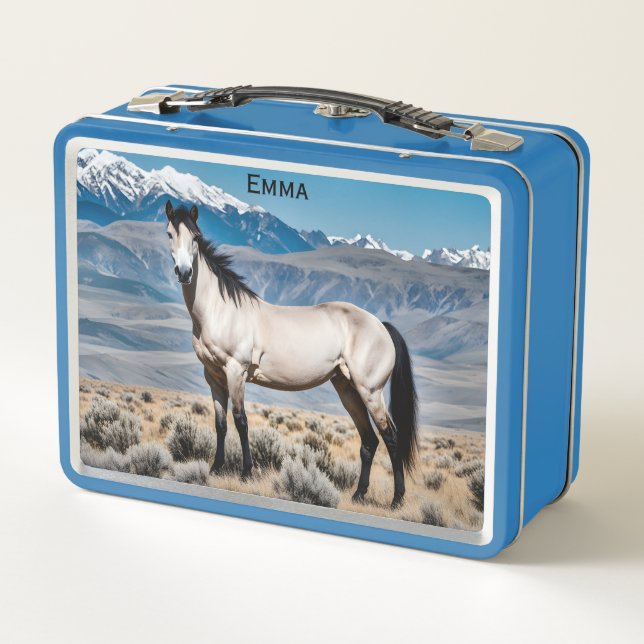 Spirit of the West Kid or Adult Metal Lunch Box (Back)