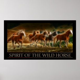 Spirit of the Wild Horse Poster