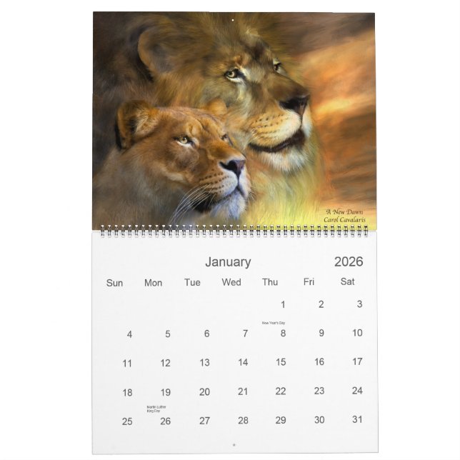Spirit Of The Wild Lions 2011 Calendar (Jan 2026)