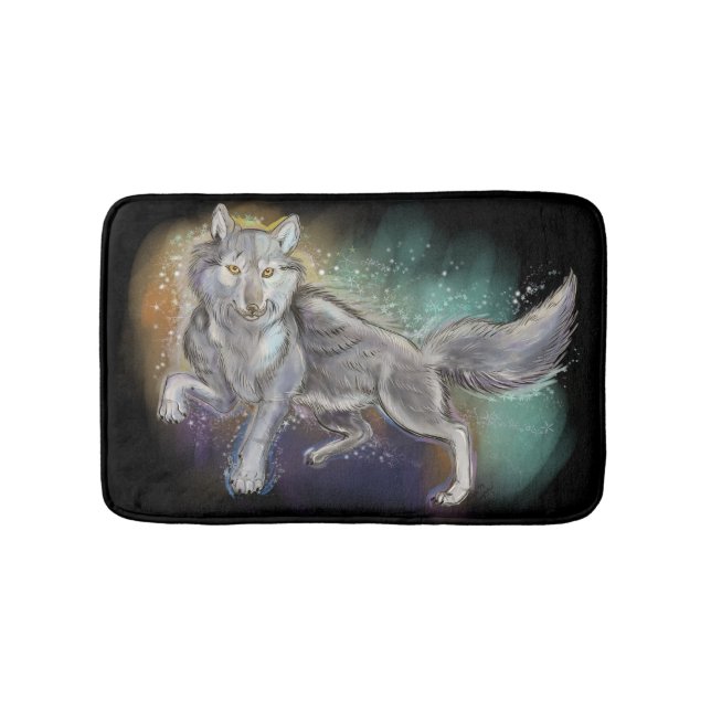 Spirit of the Wolf Bath Mat (Front)