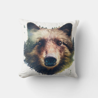 Spirit of the wolf  cushion