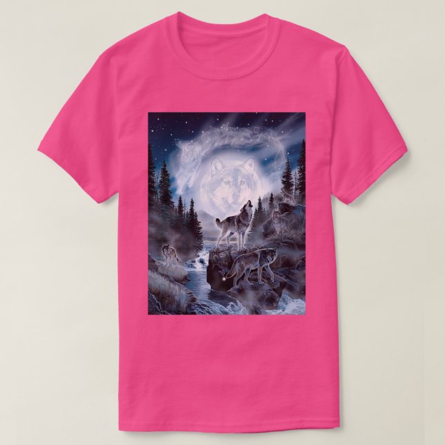 Spirit Of The Wolf  T-Shirt (Design Front)