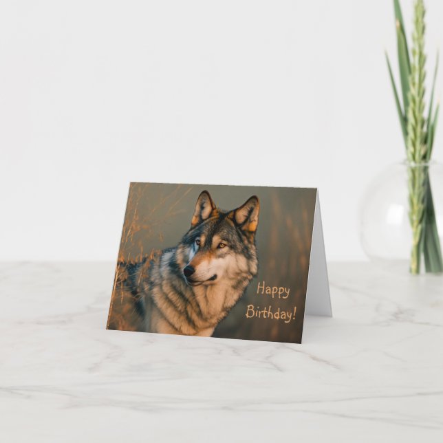 Spirit of the Wolf Thank You Card (Front)