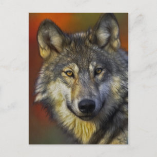 Spirit of the Wolf - Therian wolf photo gifts Postcard