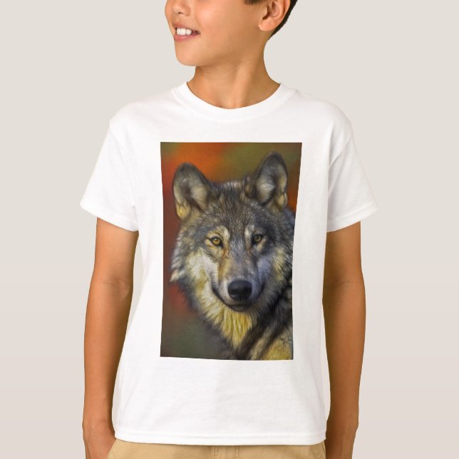 Spirit of the Wolf - Therian wolf photo gifts T-Shirt (Front)